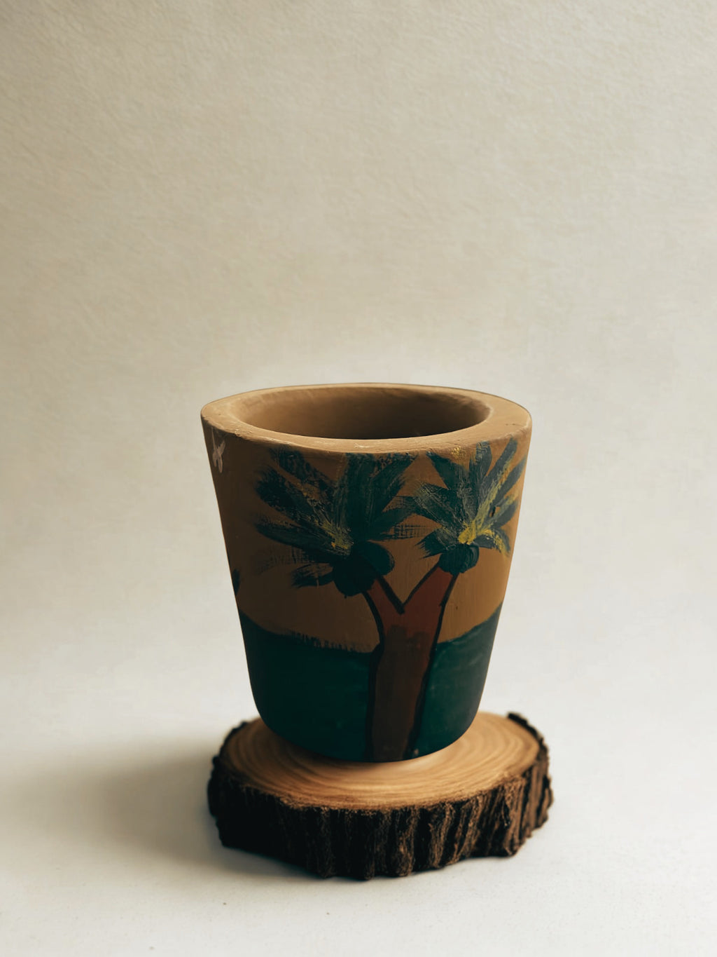 Gomay Pot (3.5 Inch) – Handmade Eco-Friendly Cow Dung Planter