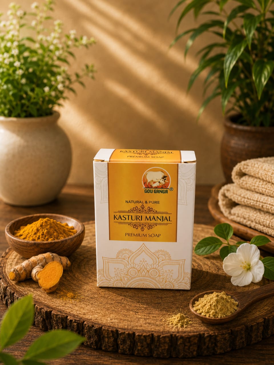 Gou Ganga Kasturi Manjal Soap