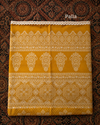 Modal Silk Lehriya Saree With Crochet Lace