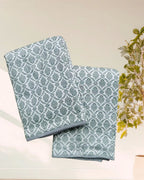 Kachcharaasta Handblock Single Dohar Set.premium pure cotton voile (mulmul)