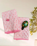 Kachcharaasta Handblock Single Dohar Set. Made from premium pure cotton voile (mulmul) and filled with soft flannel