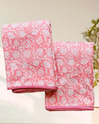 Kachcharaasta Handblock Single Dohar Set. Made from premium pure cotton voile (mulmul) and filled with soft flannel
