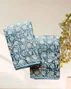 Kachcharaasta Handblock Single Dohar Set.premium pure cotton voile (mulmul)