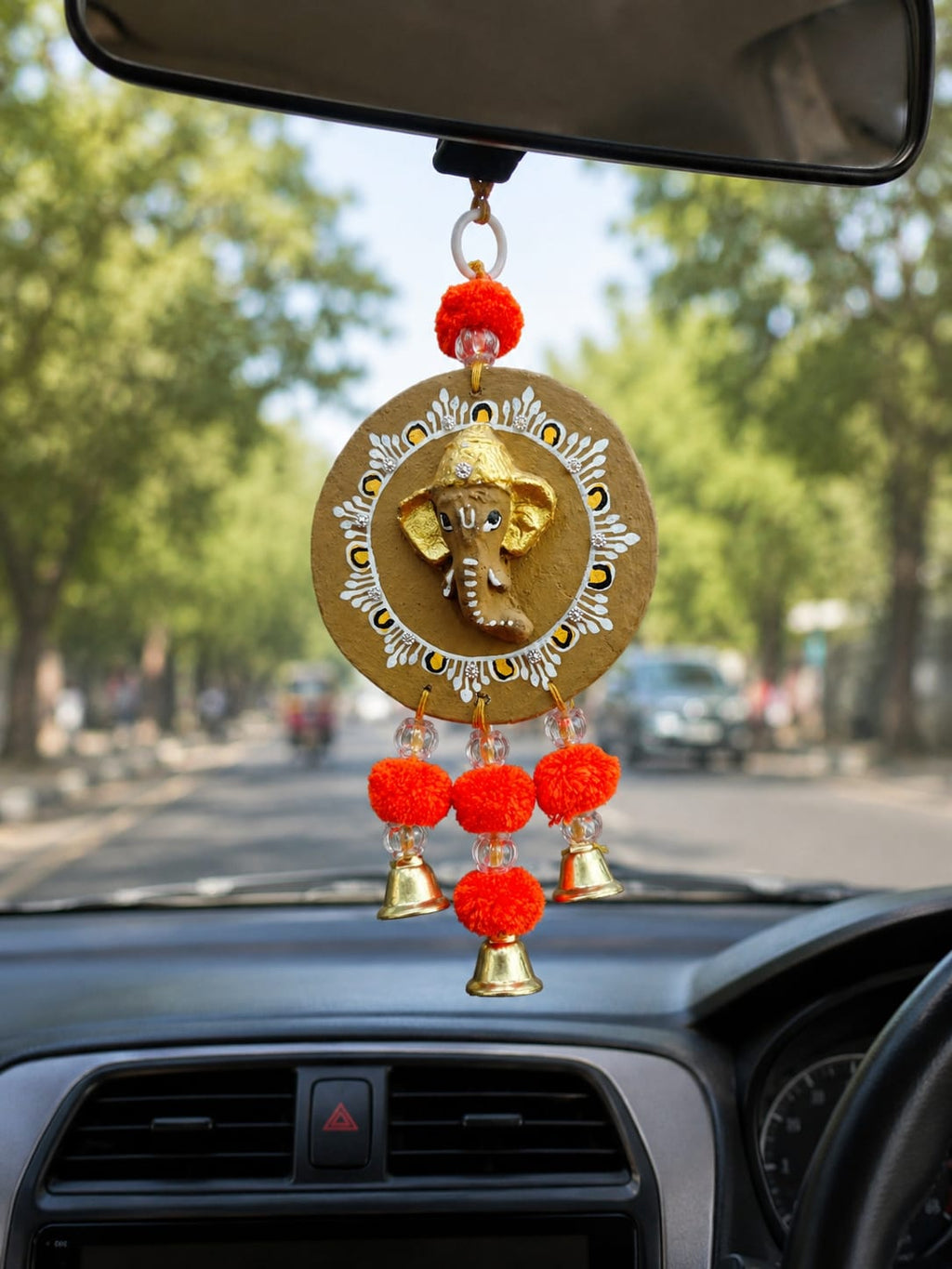 Gomay Car Hanging – Handcrafted Cow Dung Car Décor