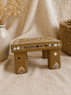 Gomay Chowki (Hand-Painted with Mirror Work)