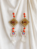Gomay Hand-Painted Hanging Shubh Labh Set