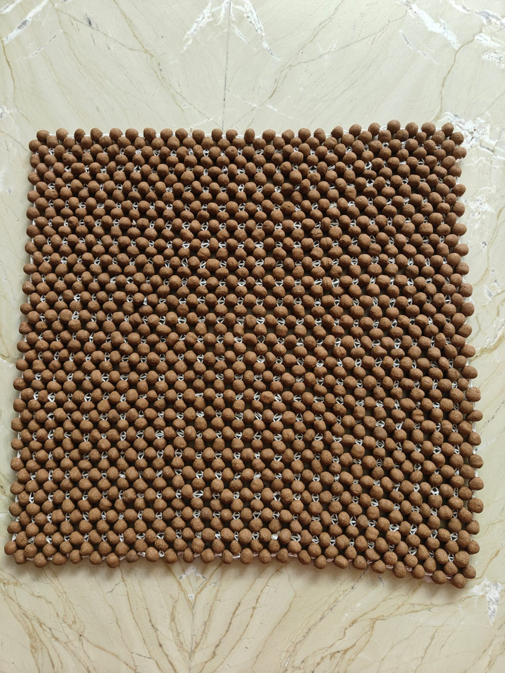 Govedik Dhyanika Asan – Hand-Stitched Gomay Meditation Mat