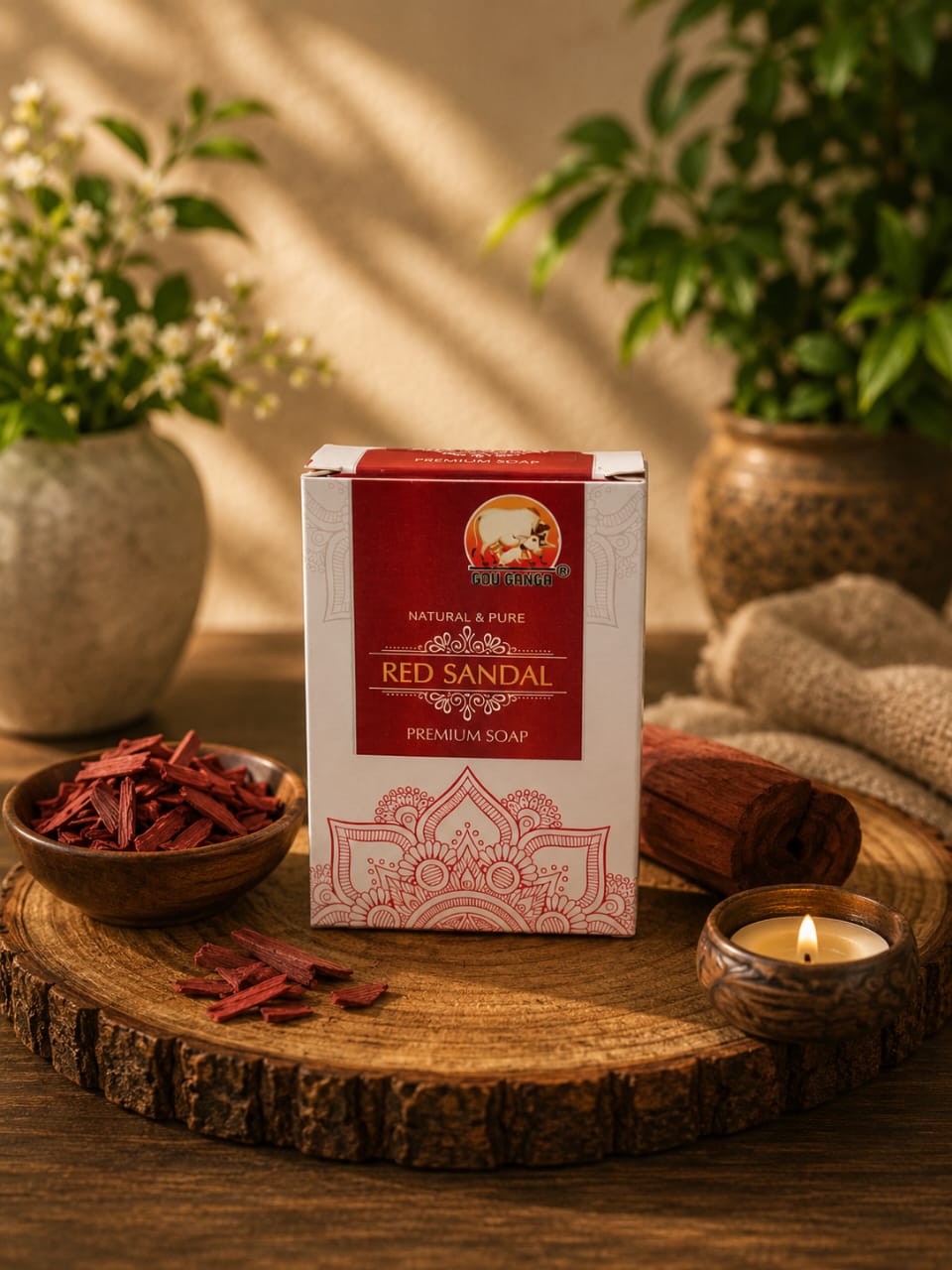 Gou Ganga Red Sandal soap
