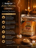 Shakti GIr Gau Dhoop Sticks (Chandan)