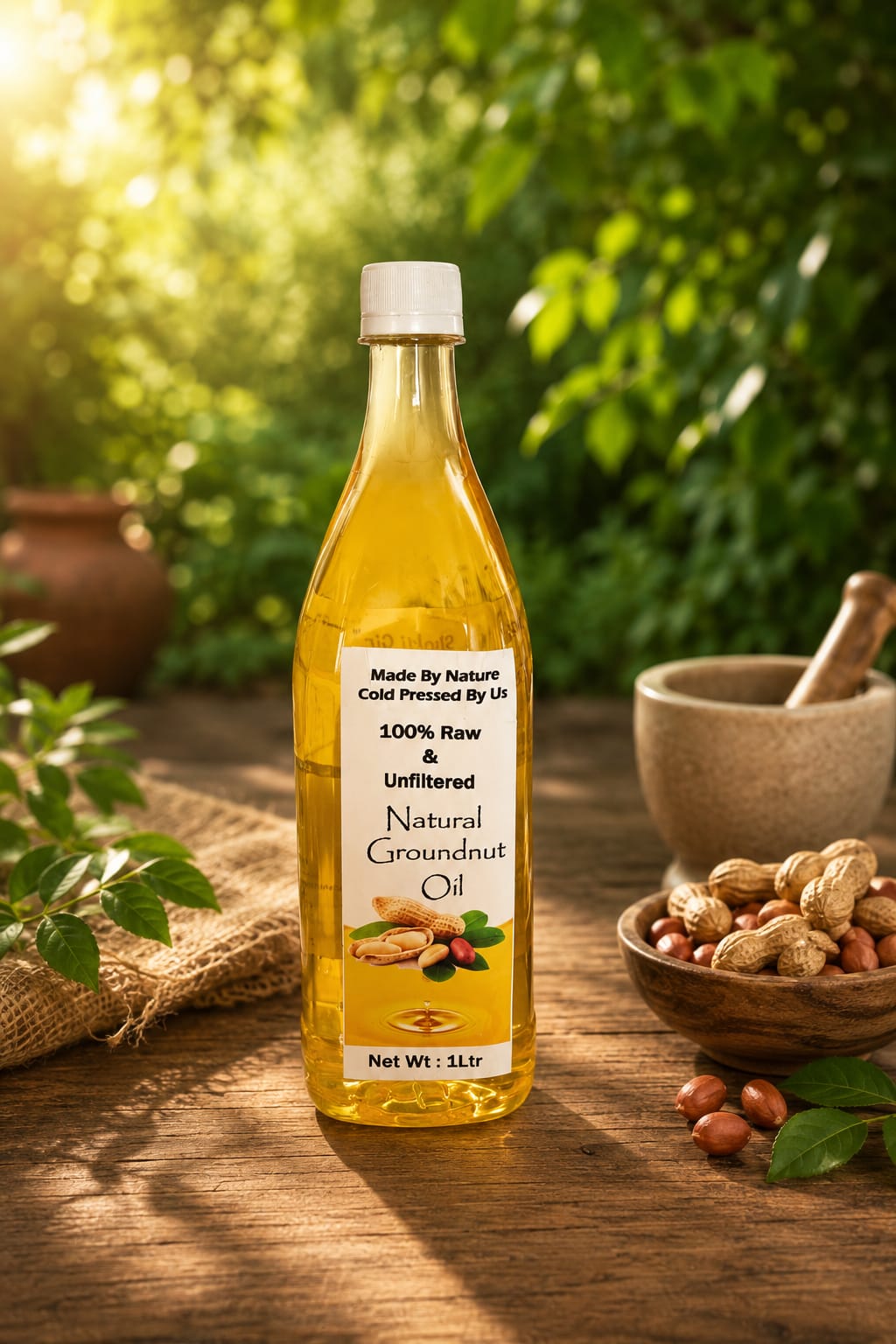 Shakti Gir Cold-Pressed Groundnut Oil