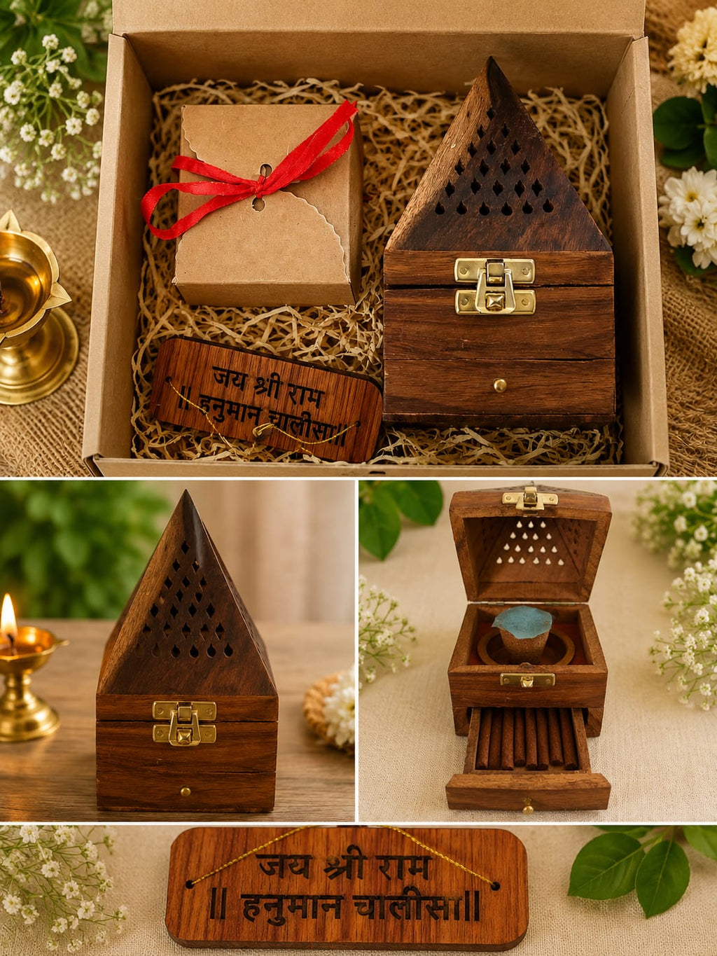 Zebu Premium Gomay Seed Rakhi Special Gift Hamper