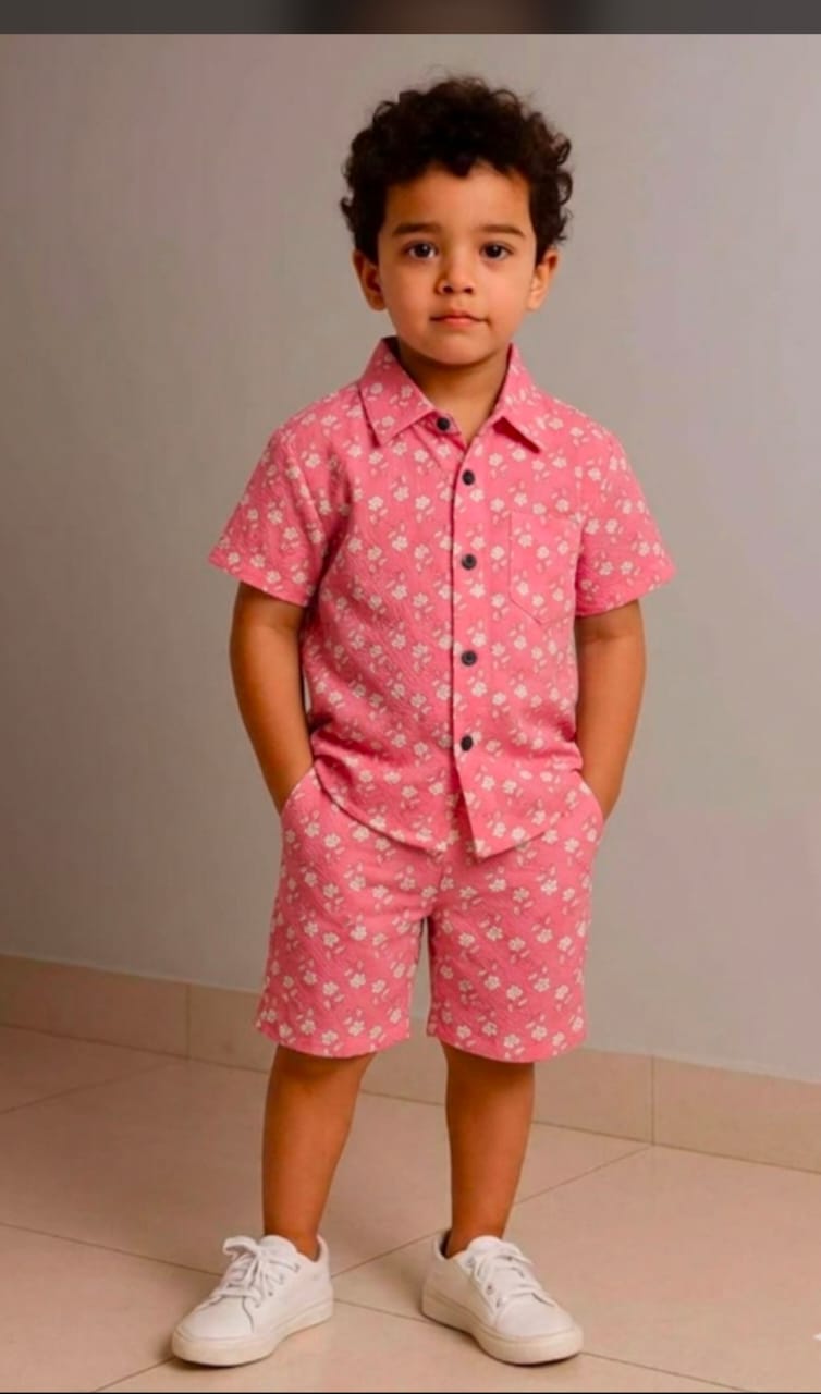 Kids Hand Block Printed Co-ord Set
