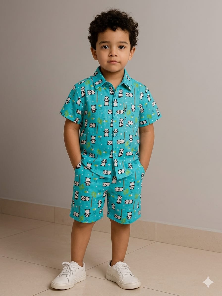 Kids Hand Block Printed Co-ord Set
