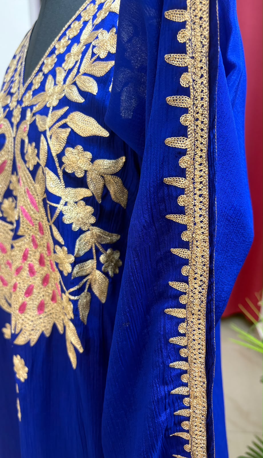 ✨ Kashmir Se | Pure Chiffon Chinon Kaftan ✨