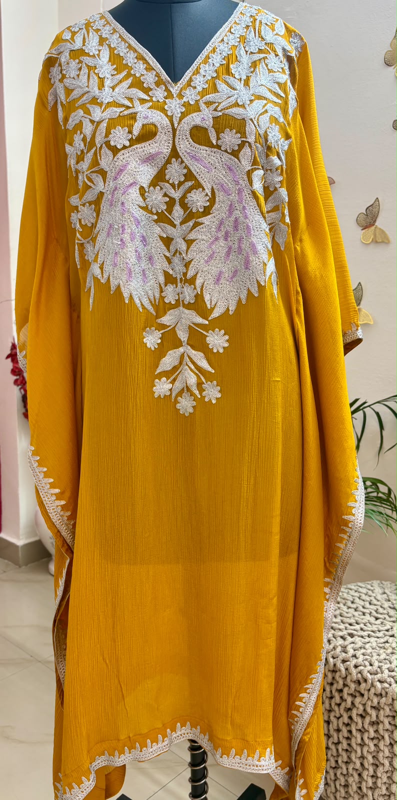 ✨ Kashmir Se | Pure Chiffon Chinon Kaftan ✨