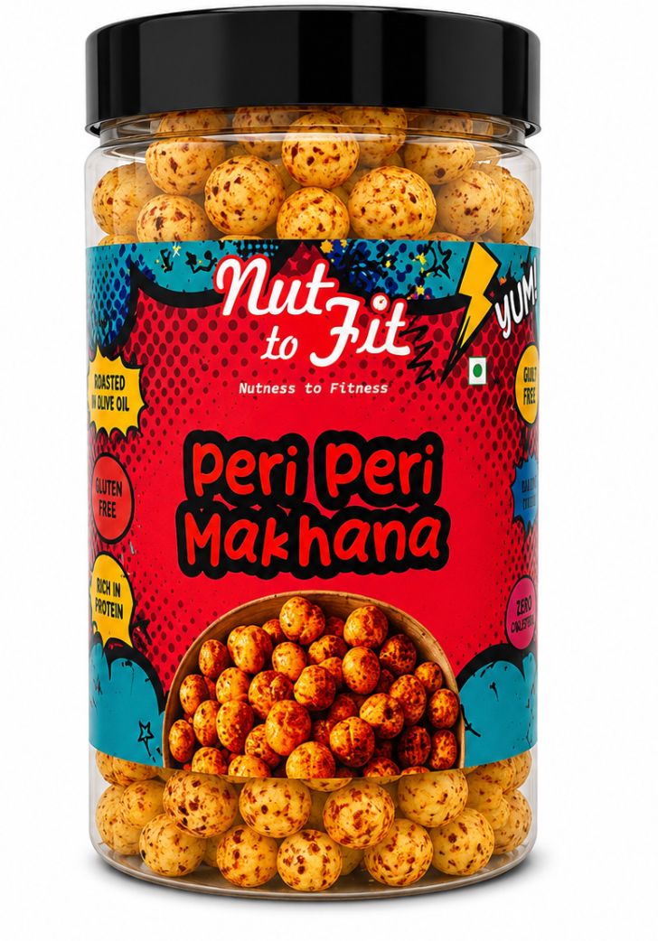 Flavoured Makhana - Peri peri- Pet jars