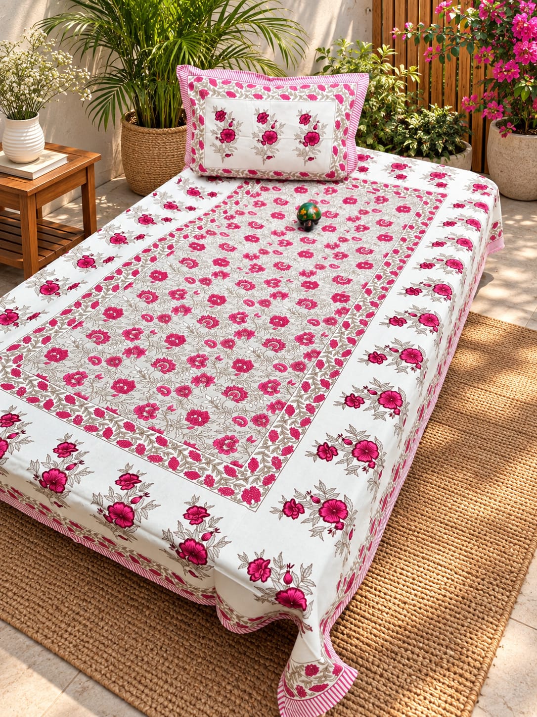 RANG-BIRANGI 🌳 PREMIUM SINGLE BEDSHEET