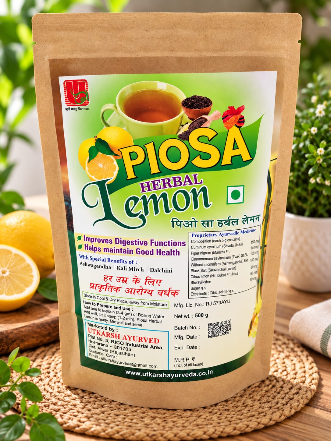 PIOSA HERBAL LEMON