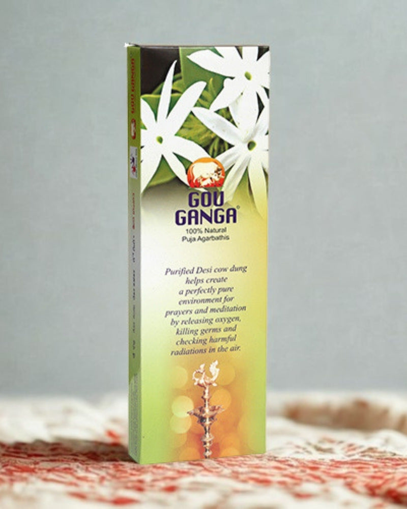 Pack of 5 Gou Ganga Natural & Herbal Mogra Agarbatti
