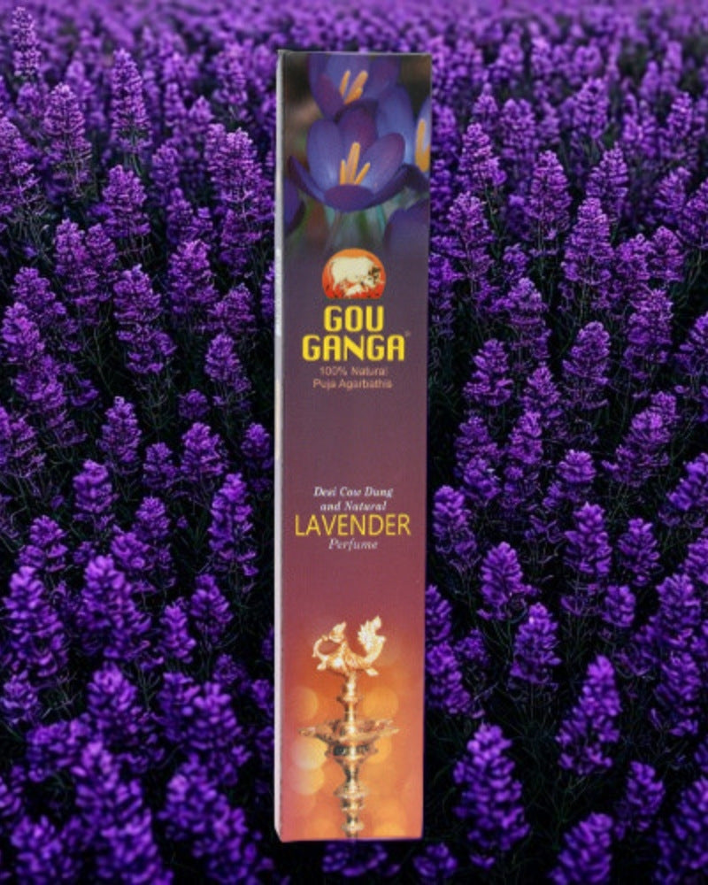 Pack of 5 Natural & Herbal Lavender Agarbatti